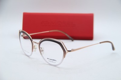 NEW MOREL KOALI 20080K MP03 GOLD BROWN AUTHENTIC FRAMES EYEGLASSES 51-21