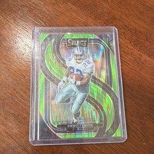 2024 Panini Select Emmitt Smith Neon Green Shock Prizm Premier Level #155 /499