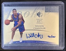 2007-08 SP Authentic Wilson Chandler Retail Rookie Auto RC #/100 Knicks