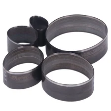 5PCS Leather Die Cutter Egg Shape Oval 20‑60mm Punching Die Set 5 Different