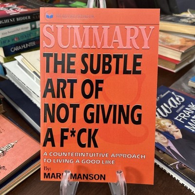 The Subtle Art of Not Giving a FCK Mark Manson Paperback