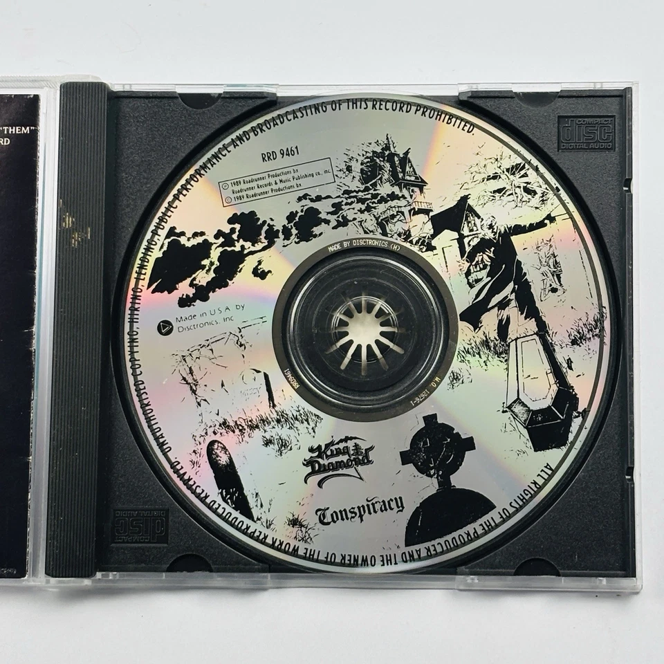 King Diamond - Conspiracy (1988) First Pressing CD – Rare Heavy Metal Classic Foto 3 de 3