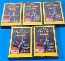 150 Best Loved Melodies Readers Digest Vintage 5 Cassettes Orchestral Gems