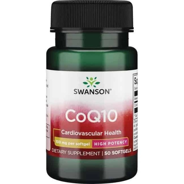 Swanson Coq10 100 Mg (Coenzym Q10) 50 Kapseln-image
