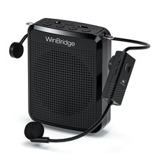 WinBridge Wireless Voice Amplifier UHF Microphone, Portable Speaker Microphon...