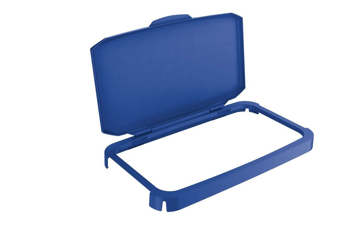 Durable 60L Hinged Bin Lid ECO Blue | Recycling Bin Lid | DURABIN
