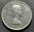 Canada 1953 Dollar Silver Coin-BSTK0124