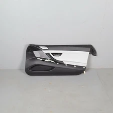 2016-2018 BMW M6 Front Door Panel Right Leather - Silverstone OEM Used