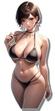 1624 Vice Sticker, Made In USA, Laminated, Waifu, Sexy, Busty, Curvy