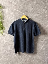 Blue Seven Polo Shirt Herren L Navy Blau Prin...