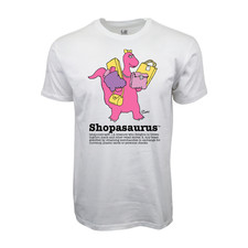 Shopasaurus Graphic Unisex Adults T shirt