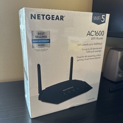 New NETGEAR AC1600 Dual Band Gigabit Smart WiFi 5 Router (R6260) NEW IN BOX!!!