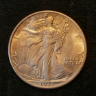 1935 Walking Liberty Half BU