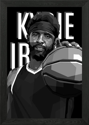 Kyrie Irving gerahmtes Wandbild Poster Leinwanddruck Bild