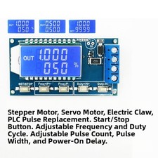 Frequency Adjustable For PWM Pulse Generator with LCD Display DC 3 for 3v to 30V
