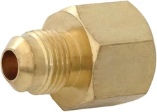 5/8 Inch OD Flare with 1/2 Inch MIP and 1/2 Inch FIP Gas Fitting Adapter for Nat