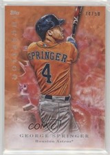 2017 Topps Inception Orange 34/50 George Springer #26 8k4