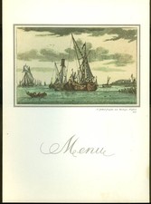 Holland-America Line S S Statendam Dinner Menu 3/5 1967