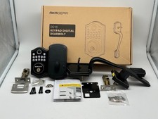 Keyless Entry Door Lock with Handle Set- Fingerprint Deadbolt DS10 