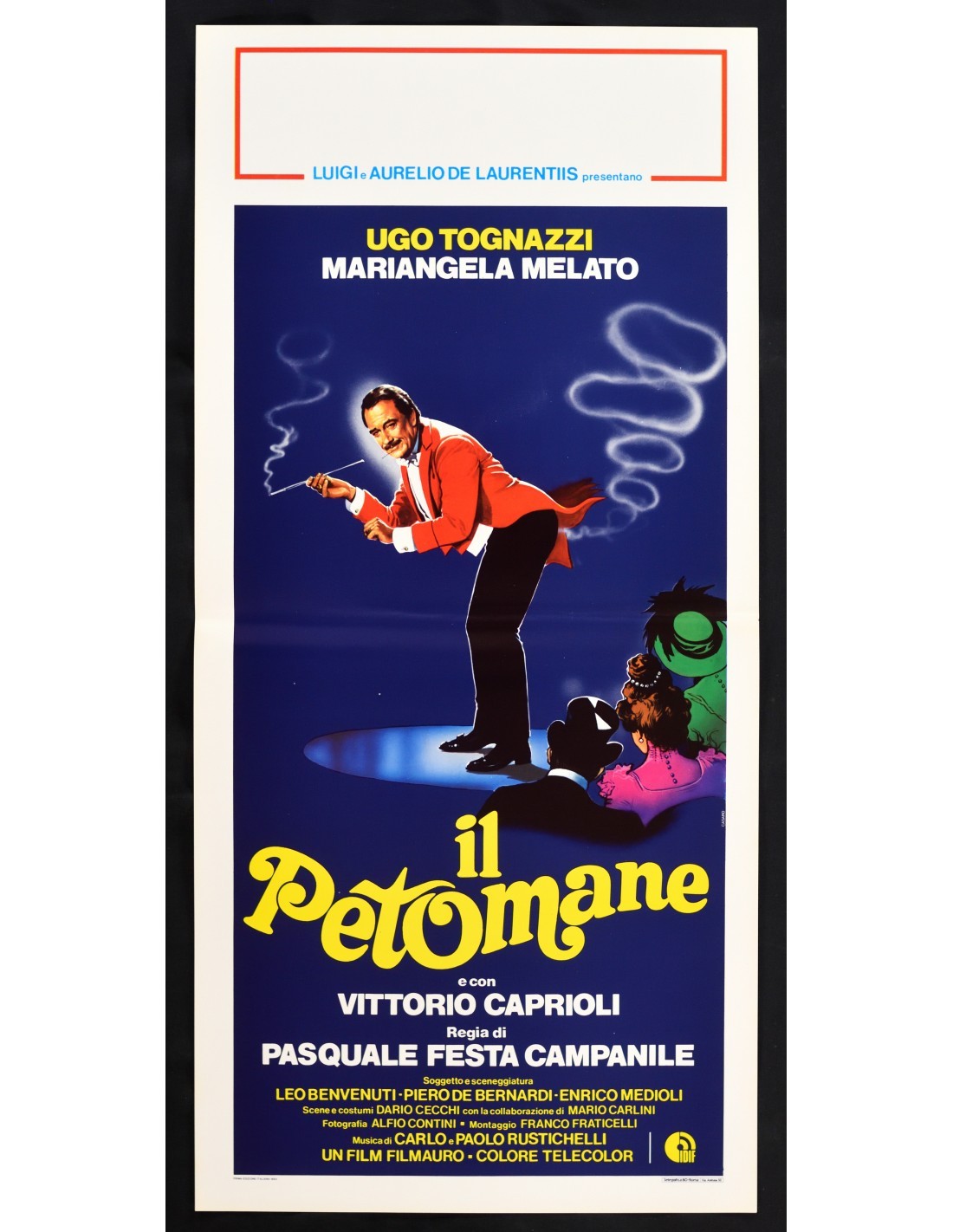 Locandina originale film Il petomane (1983) - Regia di Pasquale Festa Campanile