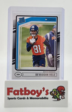 2024 Panini Donruss DeVaughn Vele Rookie Card. rookie card picture