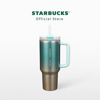 Starbucks Stainless Steel Summer Chillwave STANLEY Cold Cup 40oz