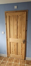 Wickes Wooden Door & Frame, With Yale Lock, Door Handles & Hinges