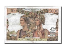 [#102261] Banknote, France, 5000 Francs, 5 000 F 1949-1957   Terre et Mer  , 195