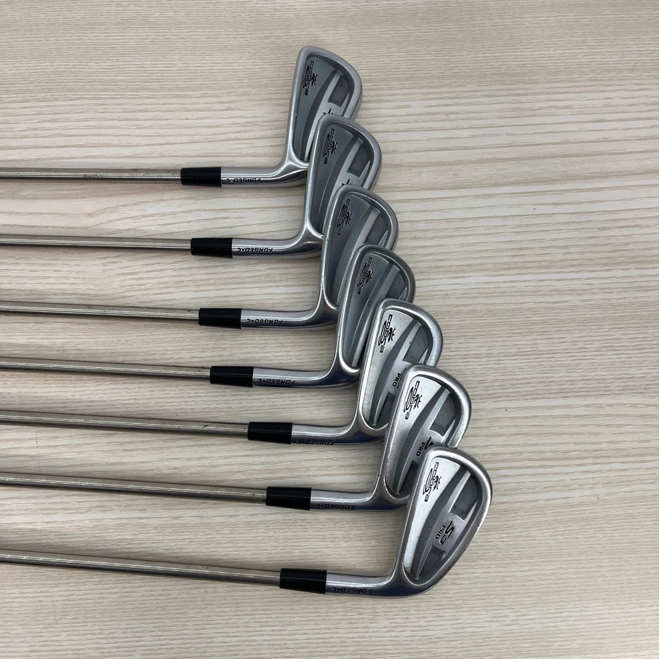 Cobra S3 Pro Forged C Irons Set 2/3/4/6/7/8/9 True Temper Black Gold R Flex Golf - Image 4 of 4