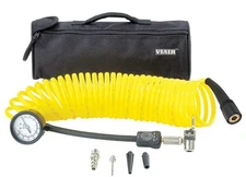 Viair 00025 5-In-1 Deflator/Inflator, 25' Coil Hose, 100 Psi Inline Gauge, Bag