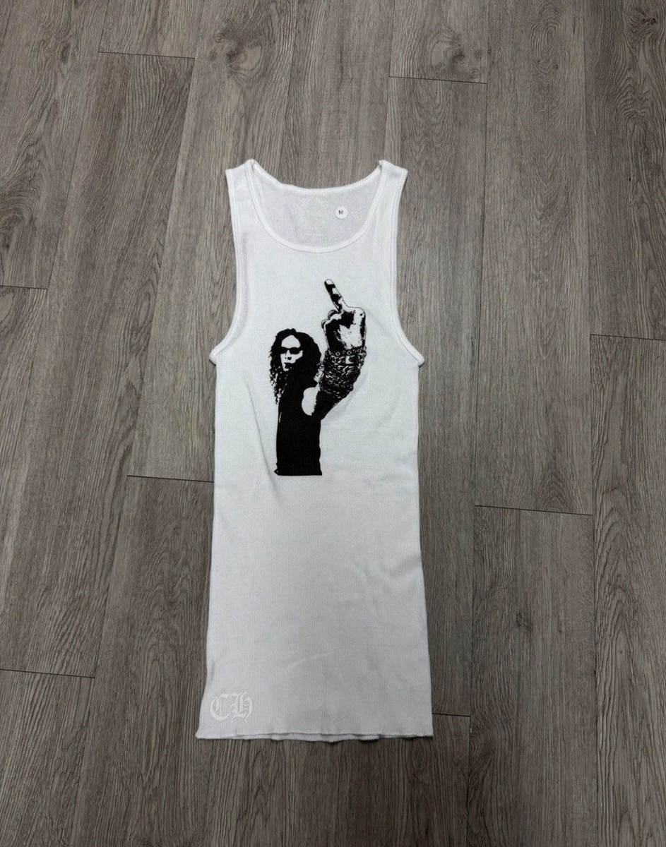 RARE) Chrome Hearts Richard Stark Rib Tank Top White NEW | eBay
