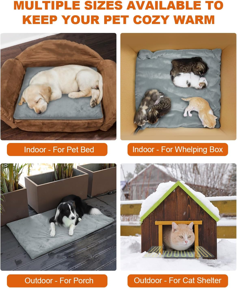 Super Large Size Pet Heating Pad Electric Heating Pad for Dogs