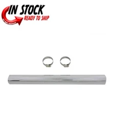 Straight Exhaust Heat Shield for Harley Davidson by V-Twin 18" long  fits 1-3/4"