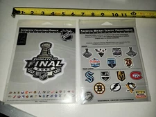 NHL 2009 STANLEY CUP FINALS PATCH DETROIT RED WINGS vs PITTSBURGH PENGUINS NEW