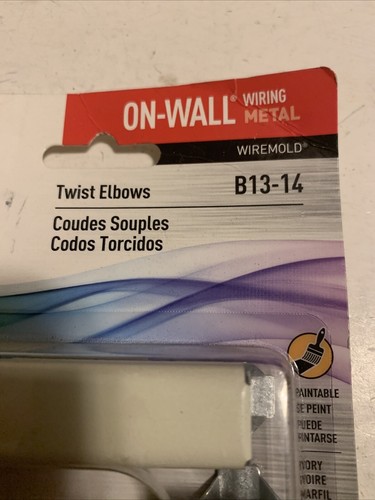 Legrand Wiremold 500 Series B13-14 2-Piece Raceway Twist Elbows Kit - Picture 2 of 3