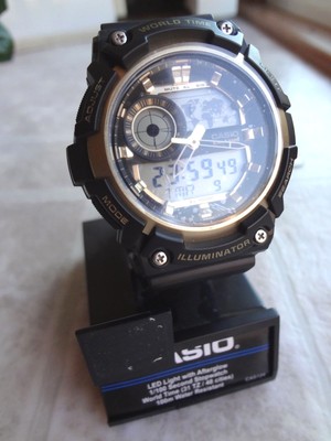 casio led light with afterglow