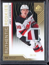 2018-19 SP Game Used Gold Spectrum Patch #130 Joey Anderson 38/49
