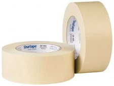 Intertape 2" x 180' Tan Paper Masking Tape Rubber Adhesive, 6.3 mil, 25 Lb/In...