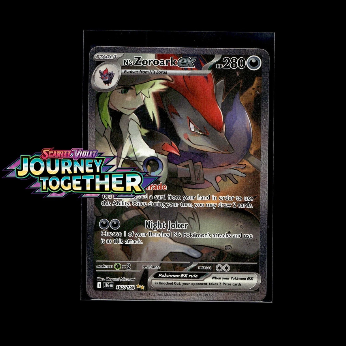 N's Zoroark Ex 185/159 Sv09: Journey Together for sale | eBay
