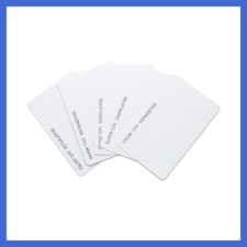RFID ID card, proximity ISO card, EM4100 compatible cards, 0.8mm,10 Pcs 125KHz