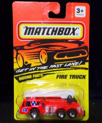 1994 Matchbox Get In The Fast Lane FIRE TRUCK - #18 See Below