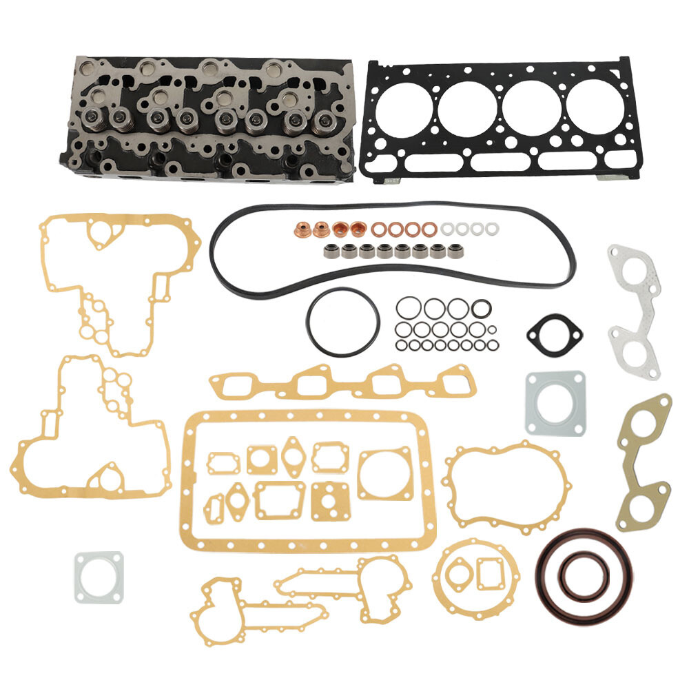 V2203 Complete Cylinder Head with Full Gasket Kit Fits For Kubota Engine Bobcat