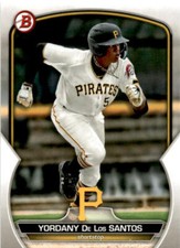 2023 Bowman Yordany De Los Santos #BP-121 Pittsburgh Pirates