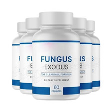5-Pack Fungus Exodus Pills to Combat Toenail Fungus and Nail Health 300 Capsules