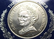 * 90TH BIRTHDAY THE QUEEN MOTHER  MEDAL CASED UNCIRCULATED  #ACE93