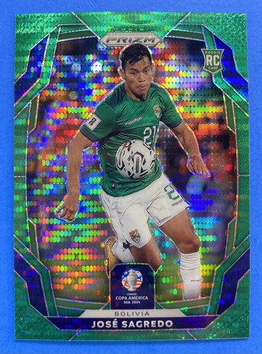 Jose Sagredo - 2023-24 Panini Copa America Prizm Green Pulsar /5 RC - Mexico