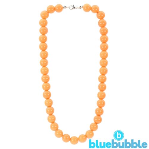 bluebubble BUBBLEGUM BEAD Collana 27 Colori Funky Candy Ball Boho Retro anni 80 anni '90 - Foto 11 di 34