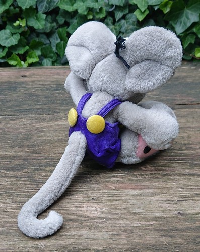 Gris Diddl Souris Salopette Animal en Peluche Thomas Bande Dessinée 20 CM - Photo 5/12