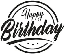 Trodat Happy Birthday Embosser - Hand-Held Embossing Stamp