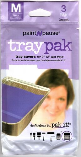 3 Pack Paint N Pause Paint Tray Saver for 9 in. to 12 in. Wet Trays - Picture 1 of 2